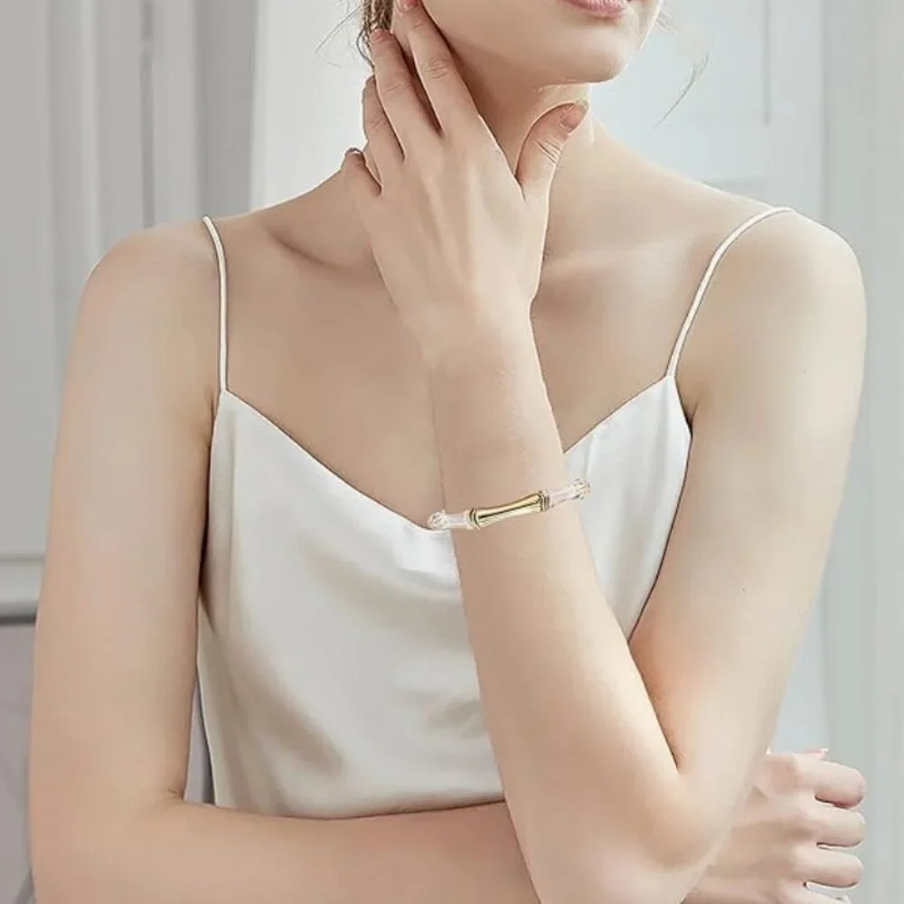 Elegant Bamboo Tube Bangles – Effortless Luxury for Every Day